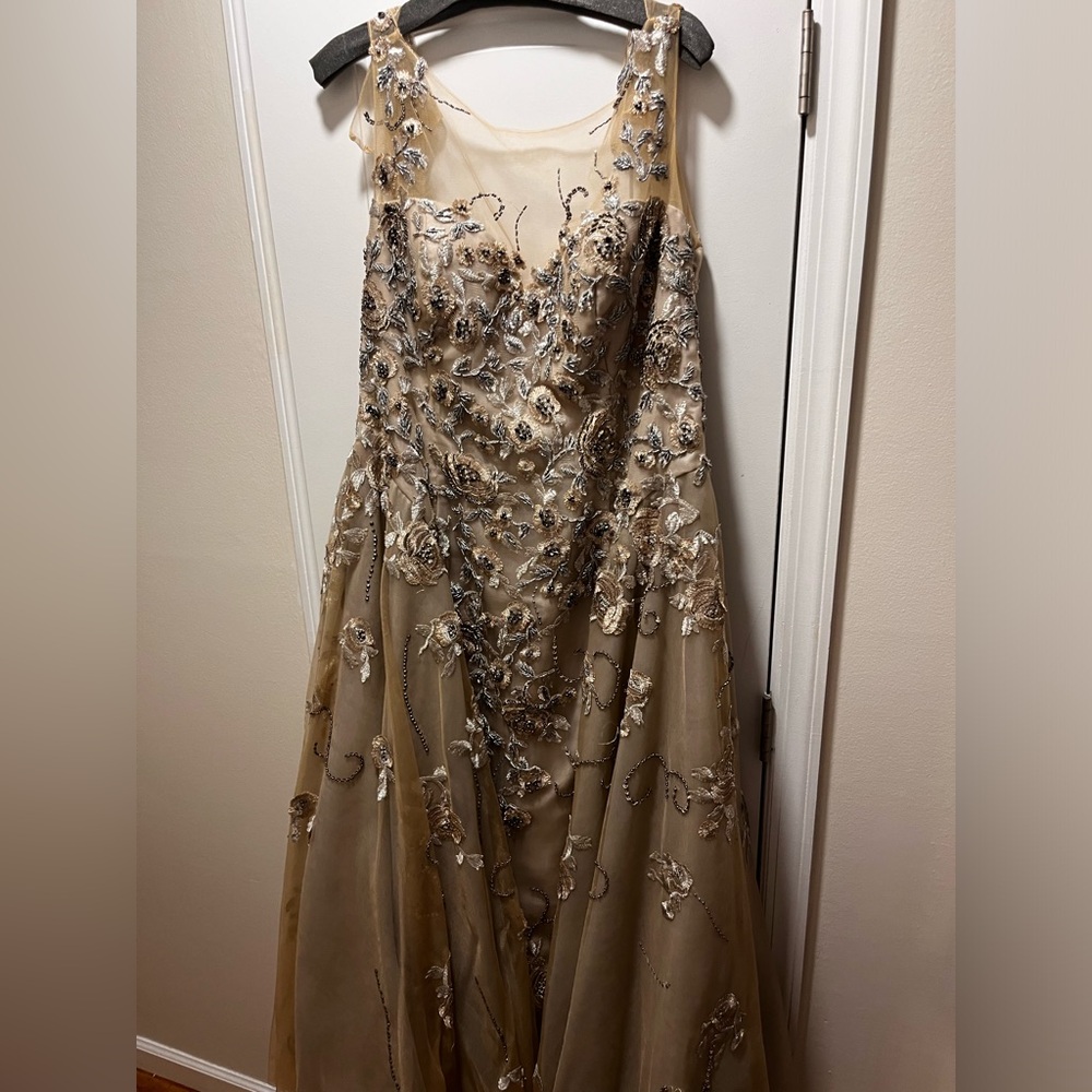 Beautiful embroidered mother of the bride dress. Worn once. Perfect condition.